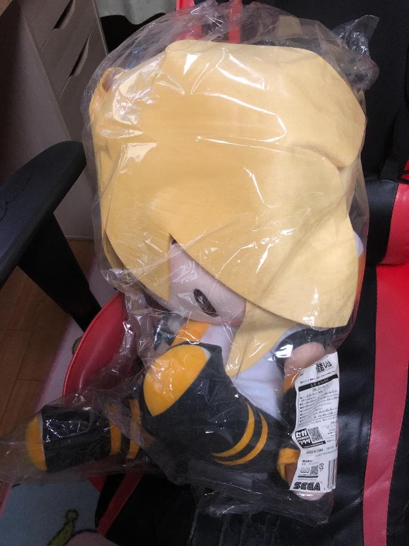 鏡音レン ふわぷち どでかジャンボぬいぐるみ