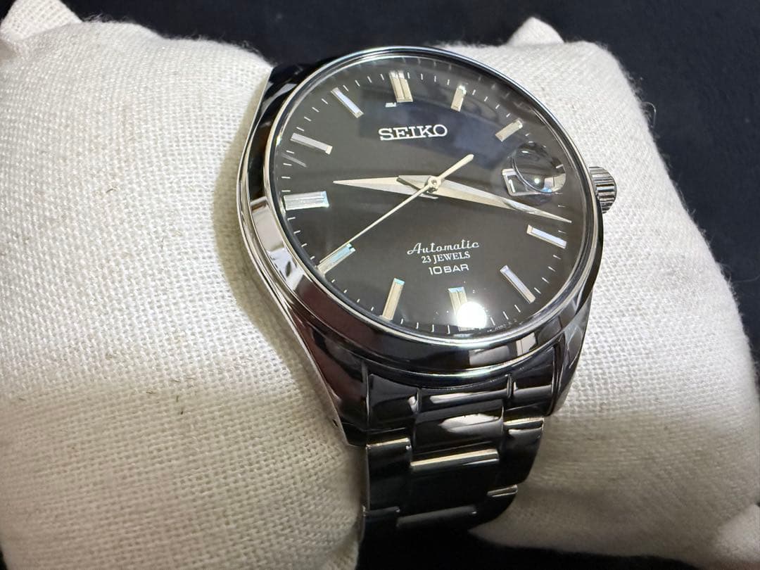 SEIKO 自動巻き時計 ブラック SZSB012 限定