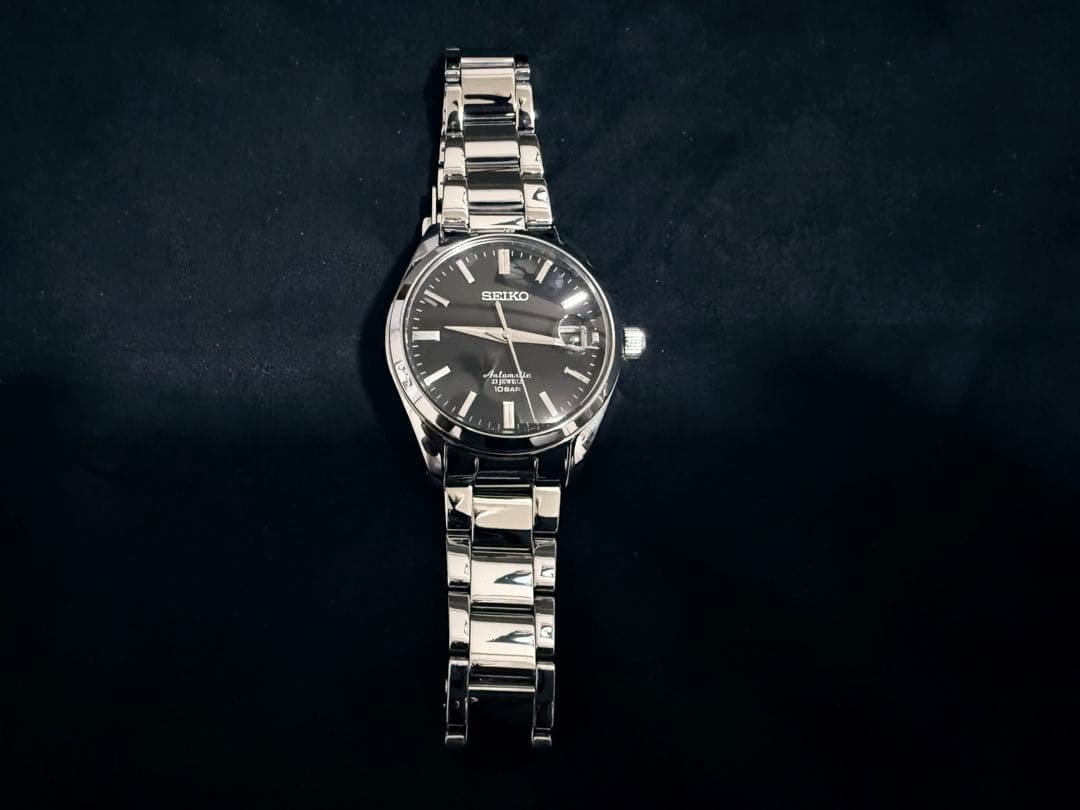 SEIKO 自動巻き時計 ブラック SZSB012 限定