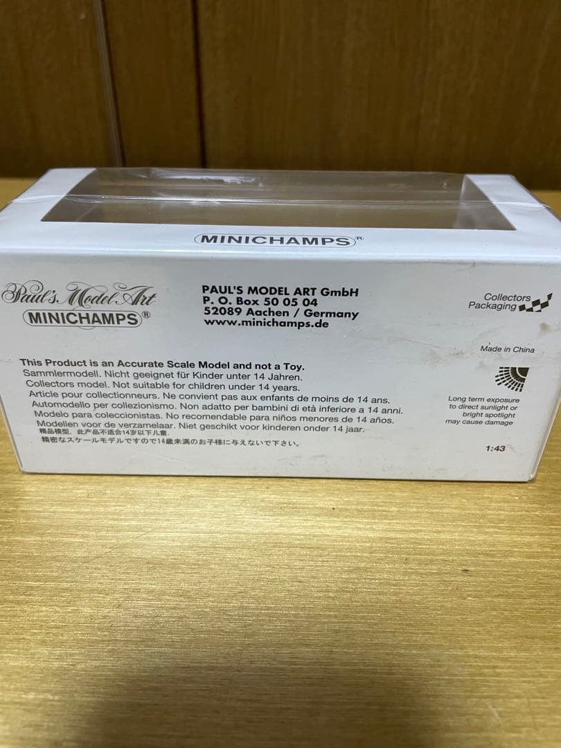 ミニカー MINICHAMPS Audi Sport quattro 1984 1/43