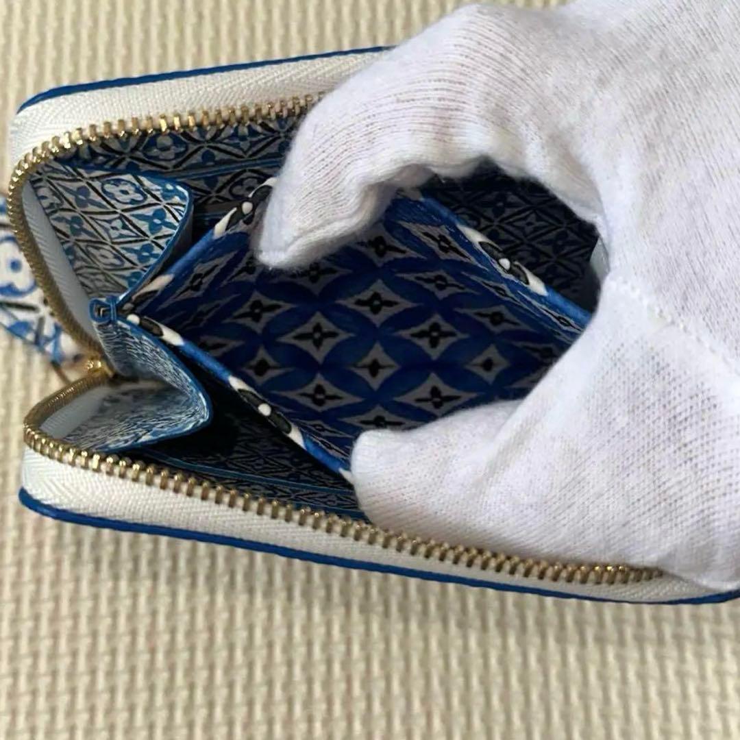 Louis Vuitton ジッピー・パース／バイザプール ブルーホワイト