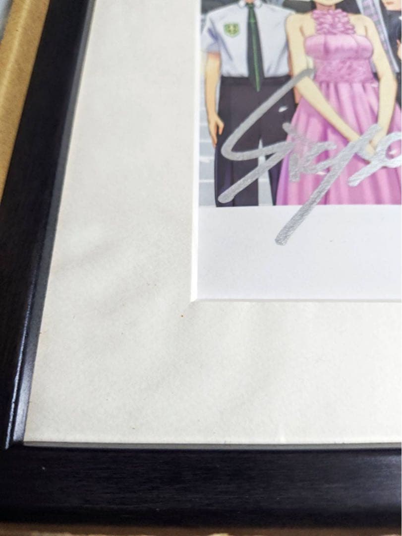 一つの大陸の物語 時雨沢恵一 黒星紅白 直筆サイン入り 複製原画 大