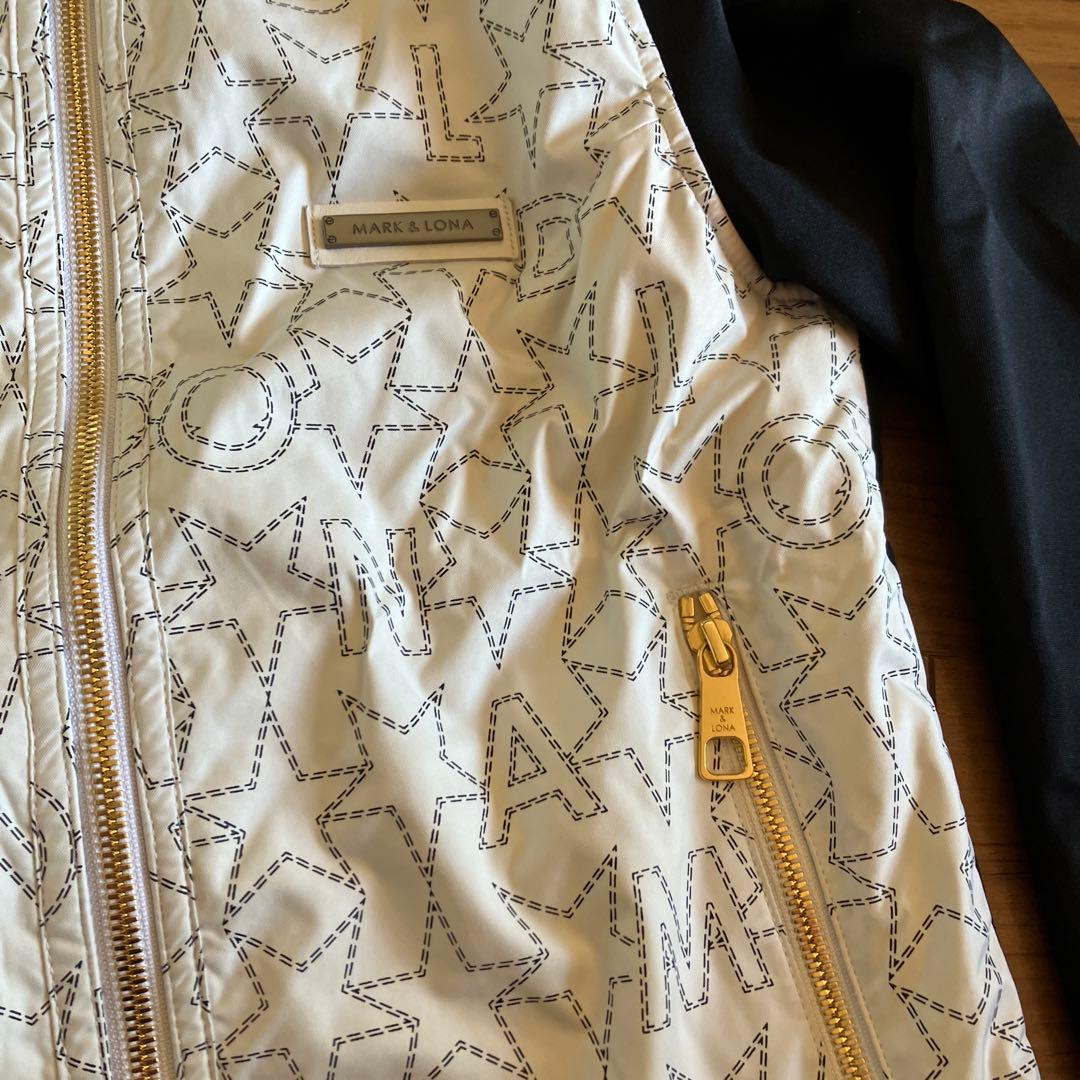 マークアンドロナ　ジャケット　白　S ゴルフ　上着　フリース