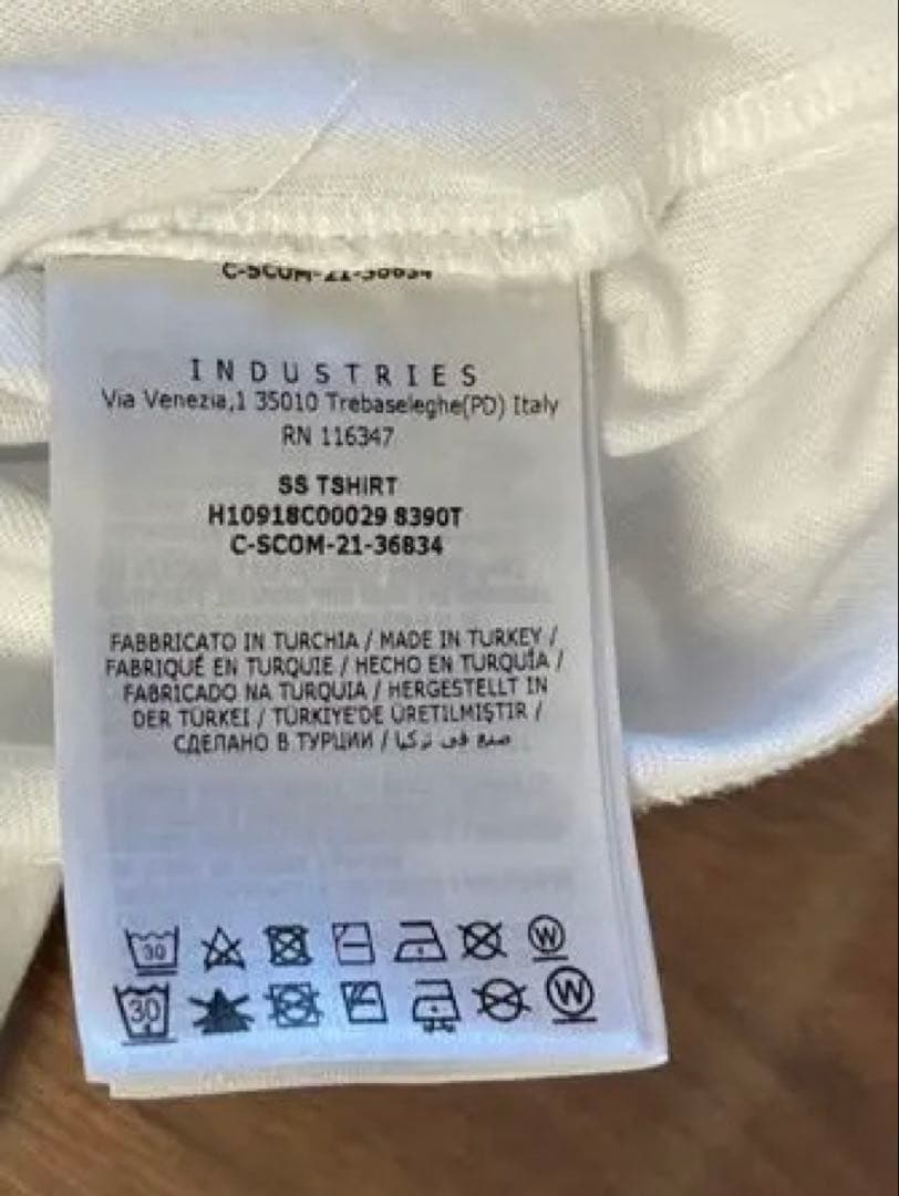 極美品！MONCLER ロゴプリント Tシャツ 1952年設立 - メルカリ