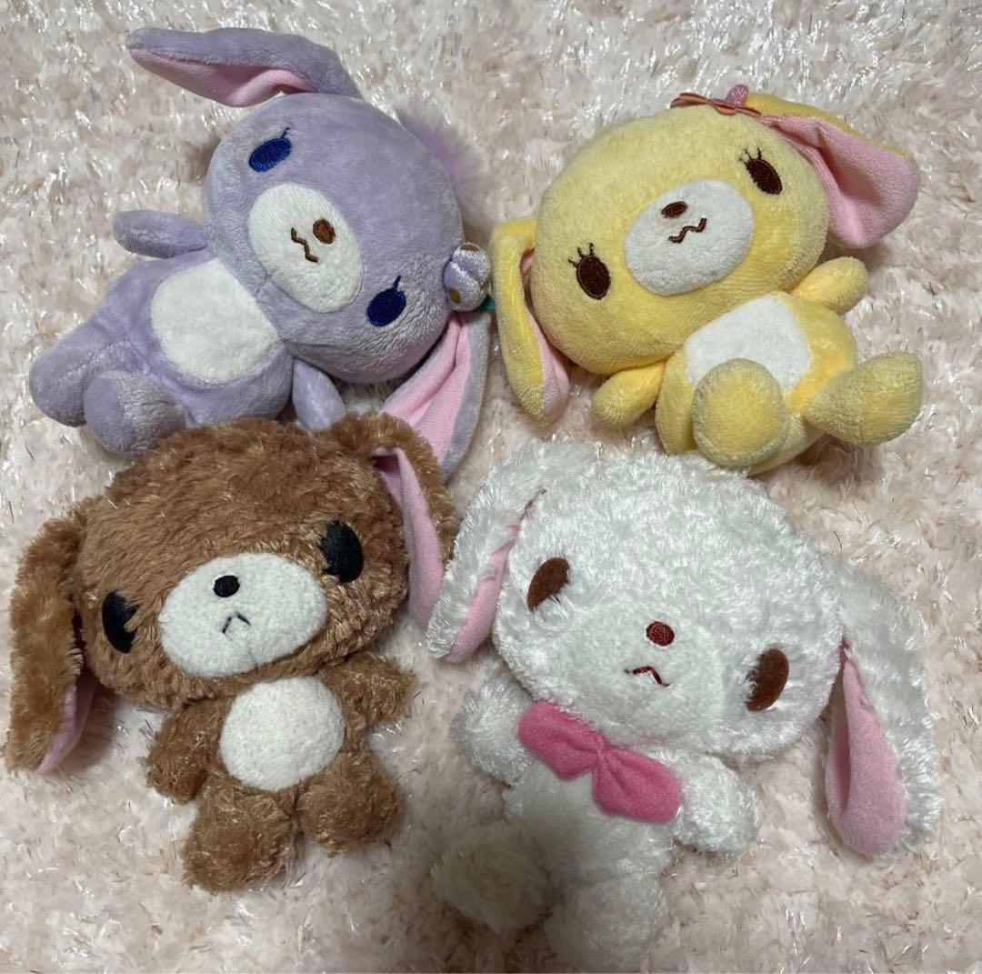 シュガーバニーズくろうさクリアアクセサリーぬいぐるみ