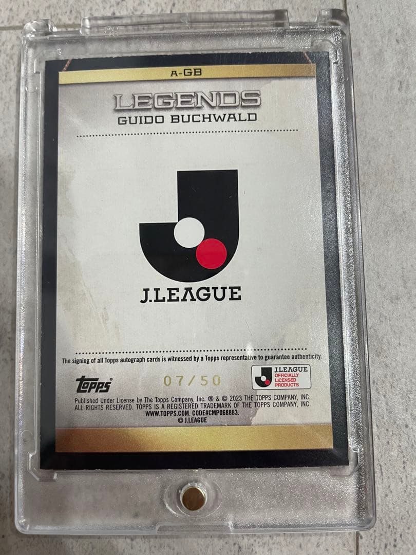 topps Ｊリーグ　2023 ギド　ブッフバルト　サインカード