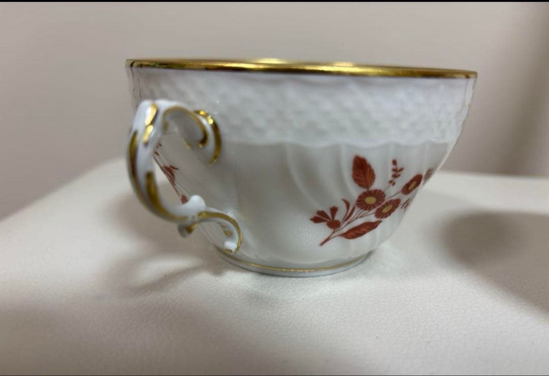 未使用近極美品　リチャードジノリ レット コック カップ&ソーサー