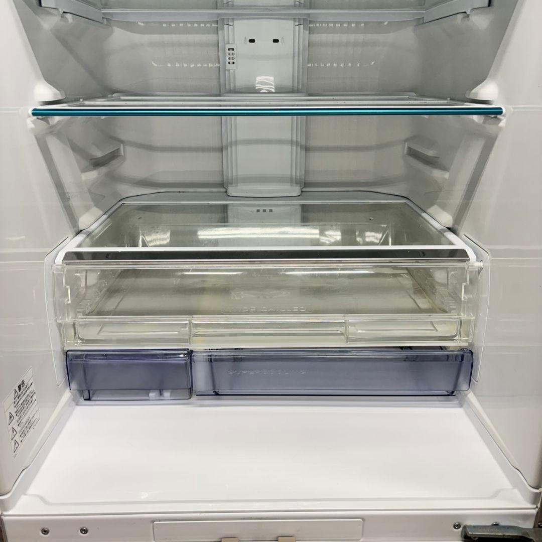 522 三菱 大型冷蔵庫 400L強 小型 家庭用 自動製氷 右開き 5ドア