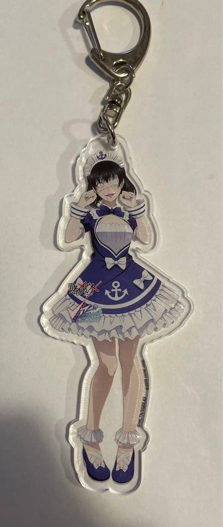 賭ケグルイ 生志摩妄 Vアニ湊あくあコラボ アクリルキーホルダー