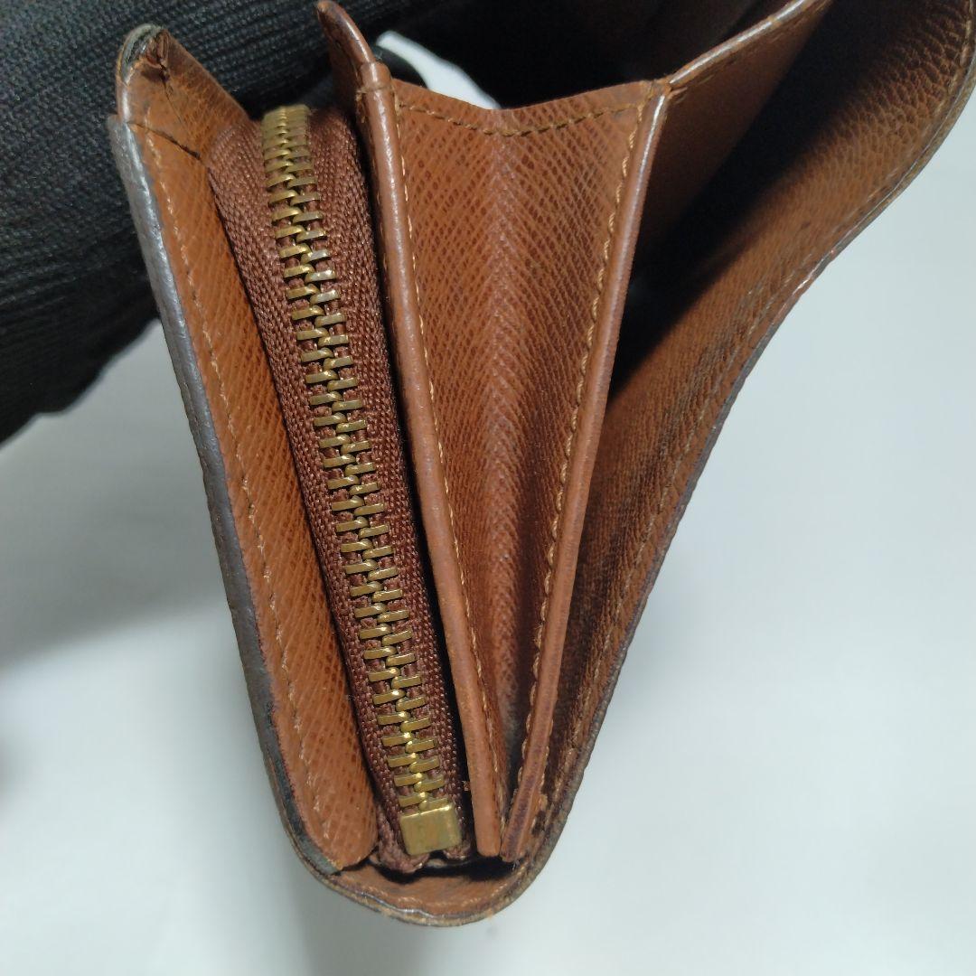 ルイヴィトン ポルトモネ ビエ トレゾール モノグラム 折り財布 PVC レザー