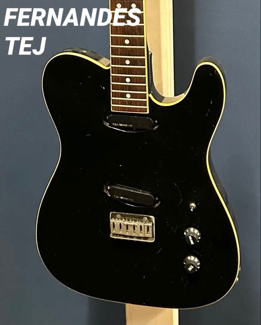 FERNANDES TEJ エレキギター ジャンク フェルナンデス ブラック tejstd2s-16v.jpg