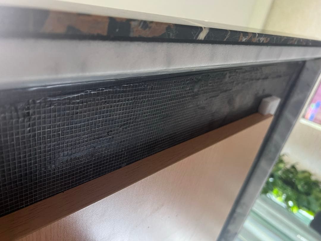 【引き取り限定】　最終価格！9/15まで！天然大理石ダイニングテーブル