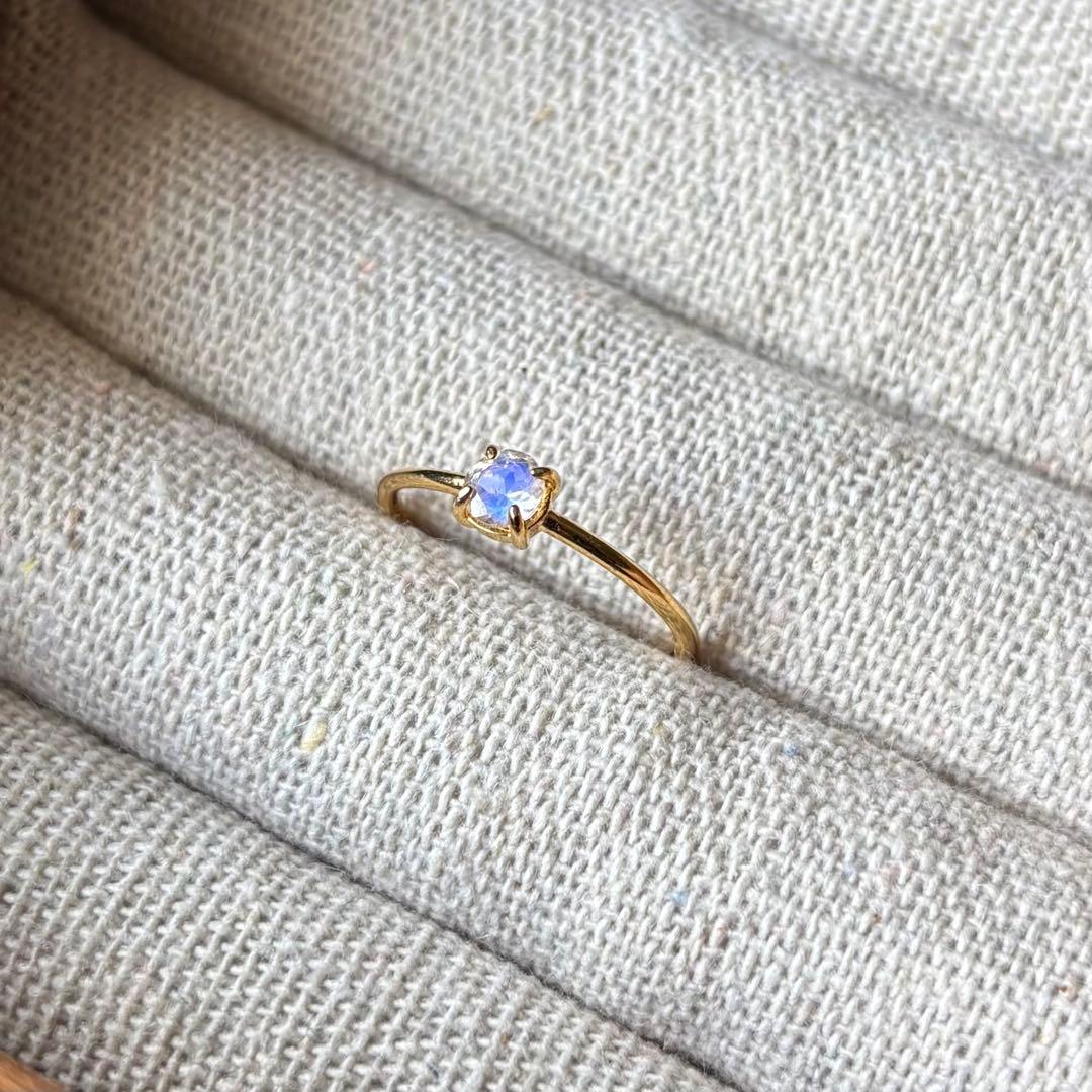 K24 純金 メルトリング 4.86g指輪 リング 刻印あり ハンドメイド