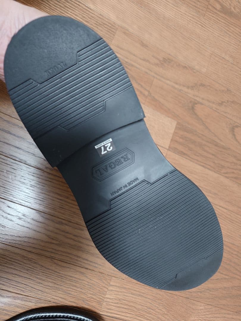 リーガル REGAL JU13 プレーントゥ 27.0cm 日本製 鏡面済み