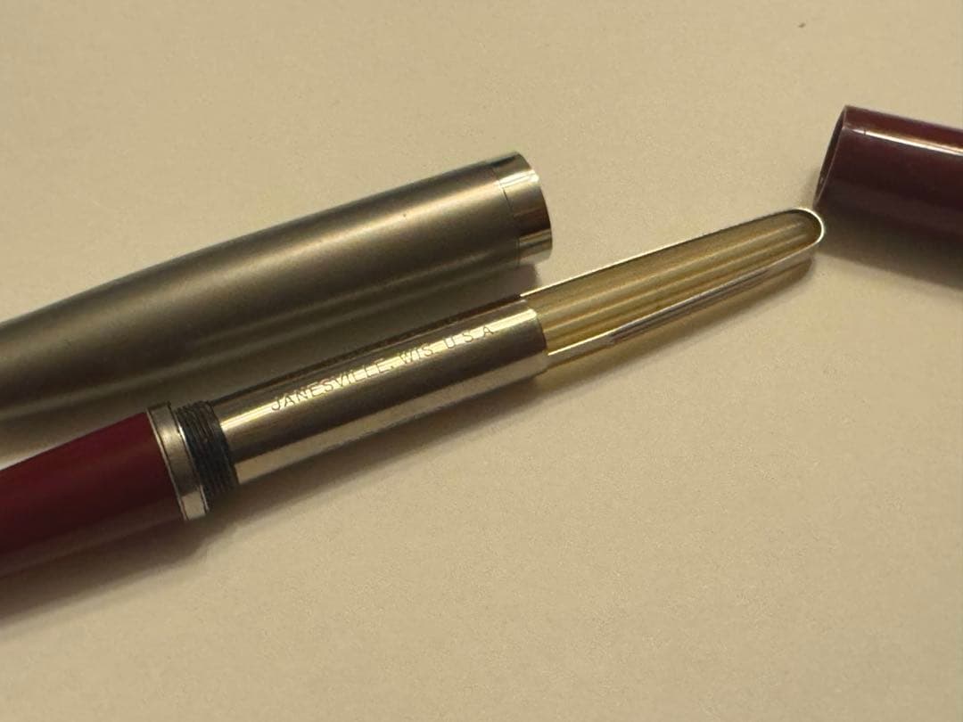 ビンテージ PARKER50 フーデッド14金ニブ MADE IN U.S.A.