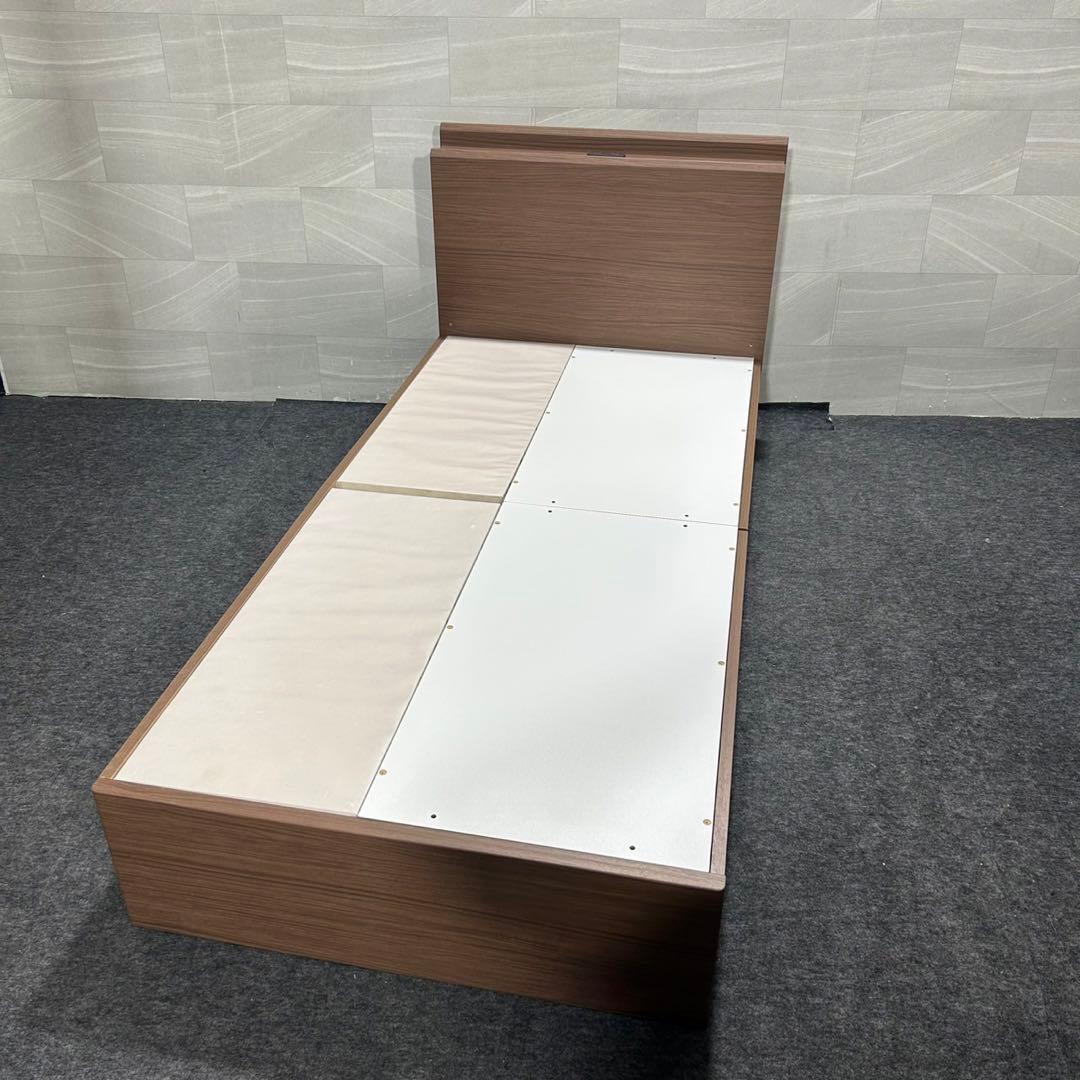 ニトリ ベッドフレーム カイト3 収納 コンセント シングル 格安 d4524