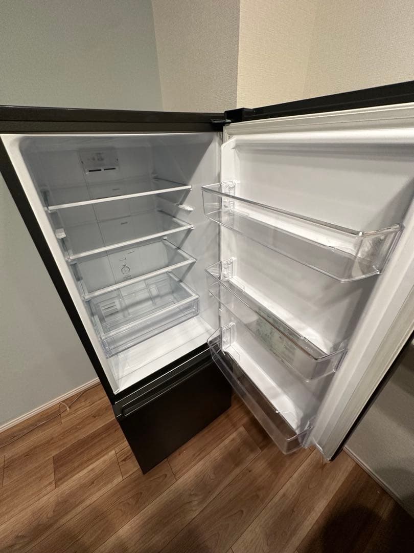 AQUA 冷蔵庫 AQR-20E9(K) 201L 木目調ブラック