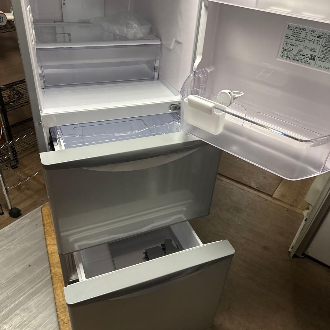 日立　ノンフロン冷蔵庫　R-27EV 2014年製　HITACHI 冷蔵庫　家電