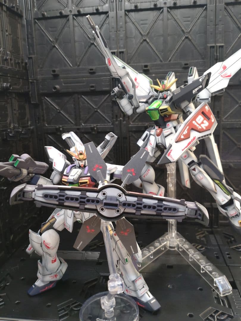 HG ガンダムダブルエックス ガンダムエックスディバイダー 全塗装品
