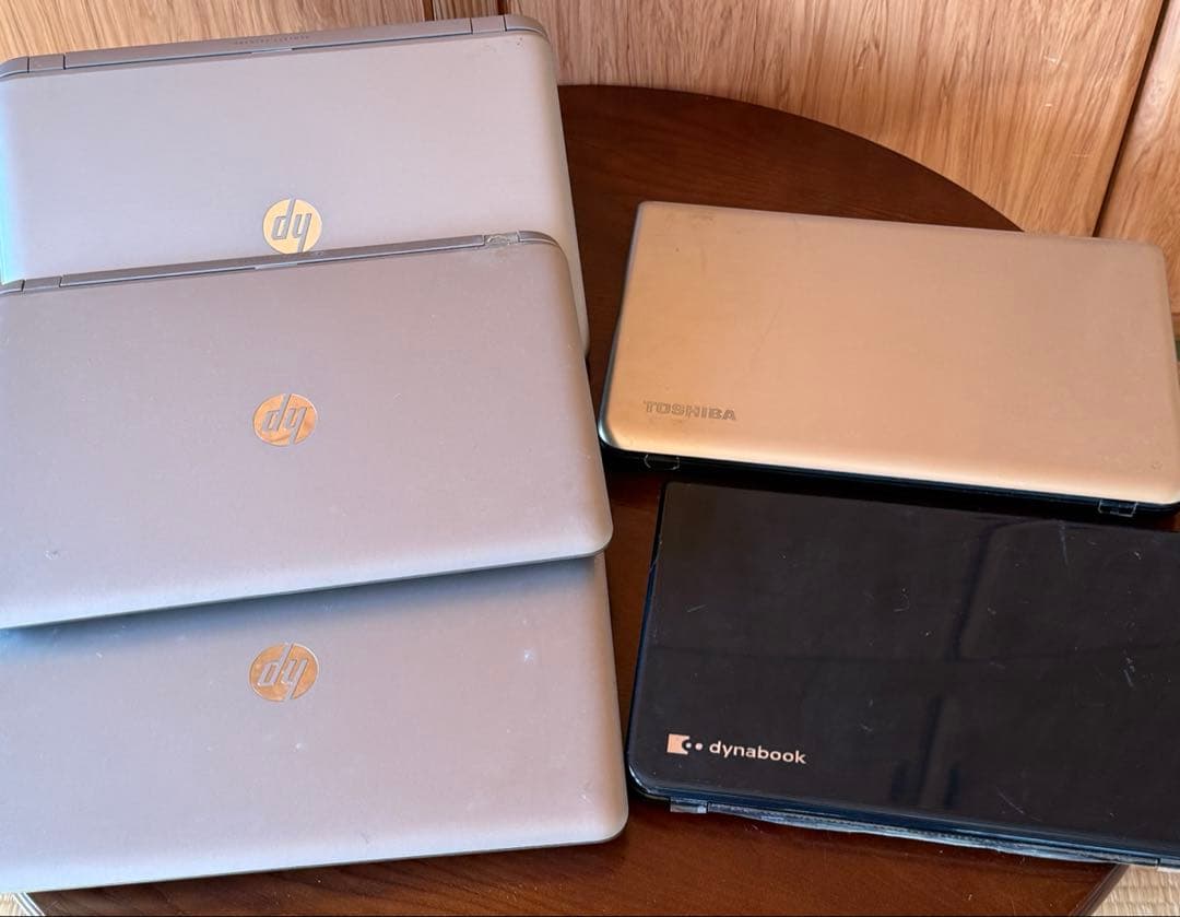 ジャンク】ノートPC 5台TOSHIBA dynabook / HP 部品取り - メルカリ