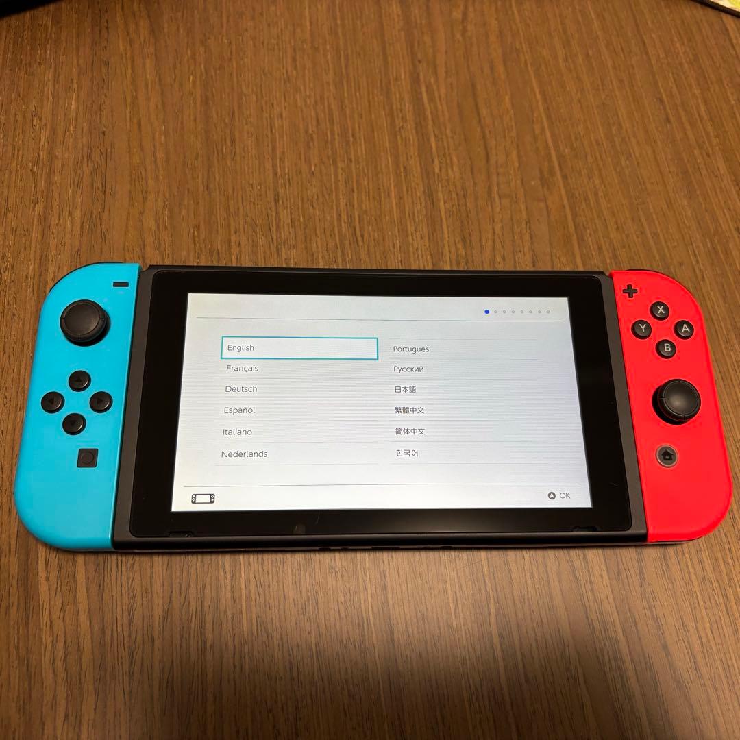 Nintendo Switch ネオンブルー•ネオンレッド　ニンテンドースイッチ