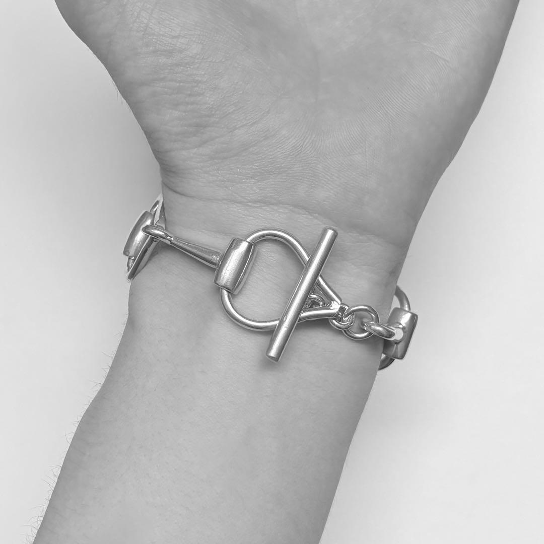 メキシコ製 VINTAGE ホースビット ブレスレット シルバー925