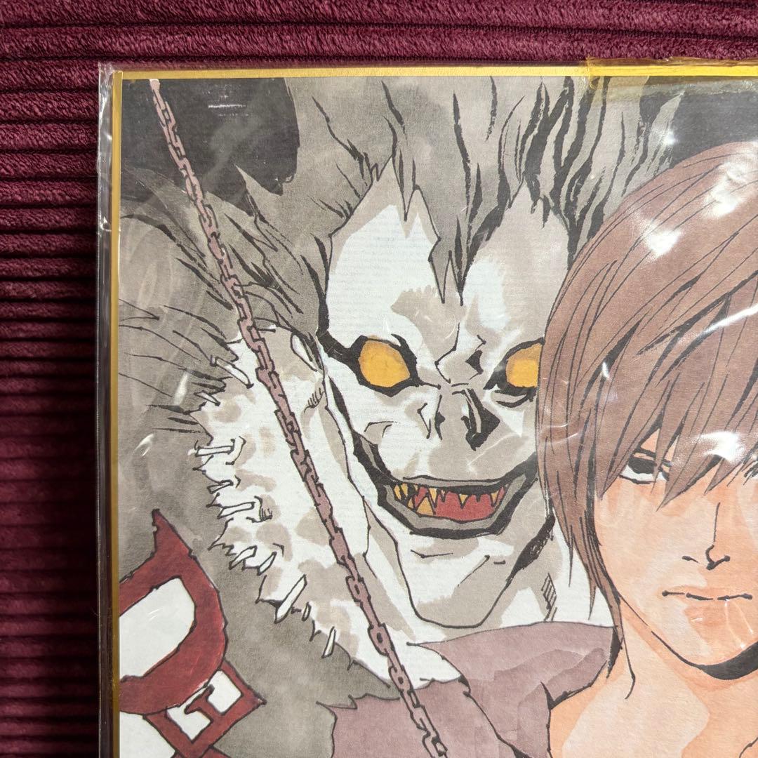 デスノート 複製サイン色紙 未開封 DEATHNOTE 夜神月 レア 希少品