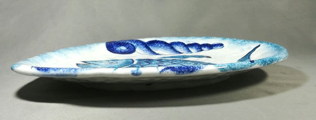 イタリア陶器 モディリアーニ modigliani 飾り皿 魚 プレート