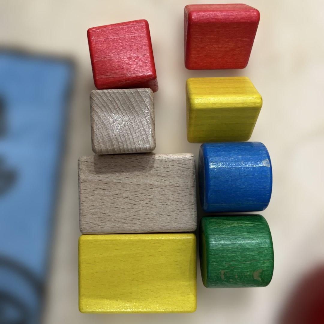 nic 車付ポストボックス　formen wagen 木製　つみき　くるま