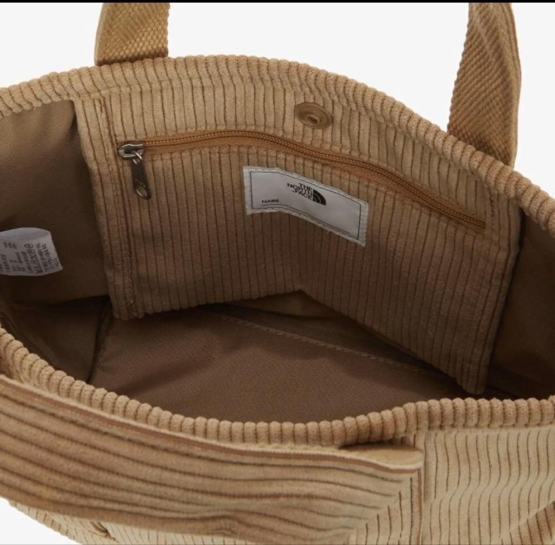 THE NORTH FACE コーデュロイ　ショルダートートバッグ ベージュ