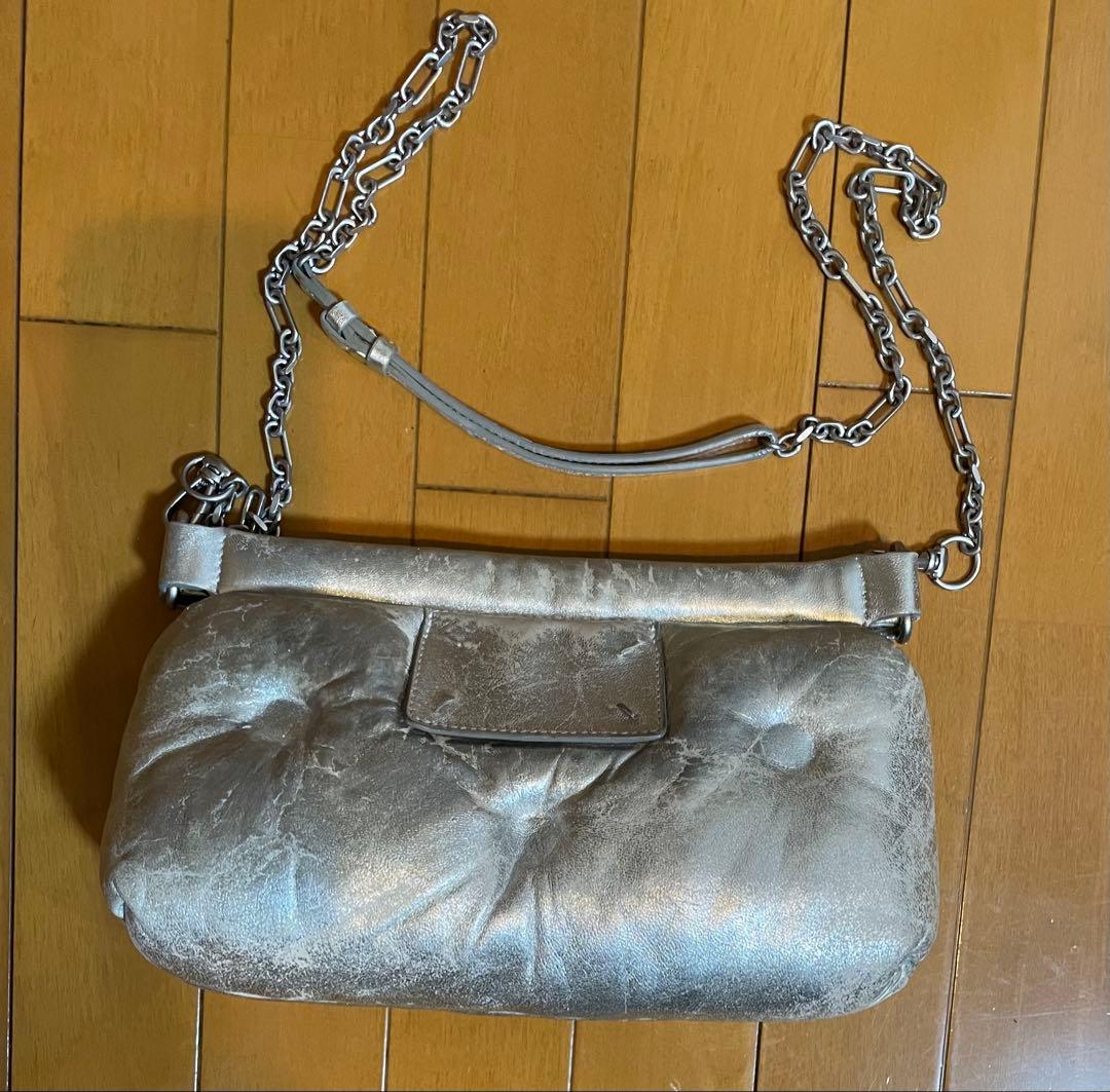 メゾンマルジェラ　バッグ　グラムスラム　状態不良　ジャンク　表面剥がれ多数