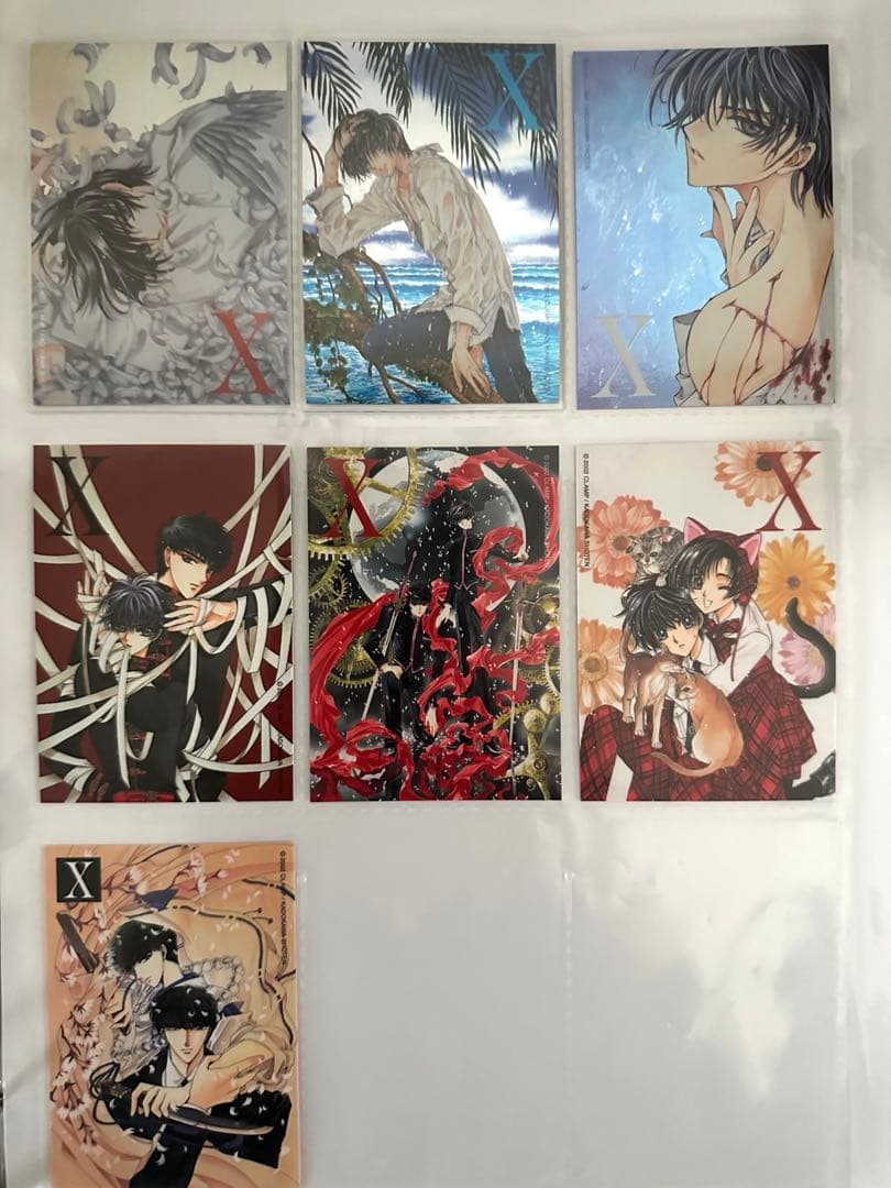 CLAMP X トレカ　まとめ売り80枚　カードホルダー付き
