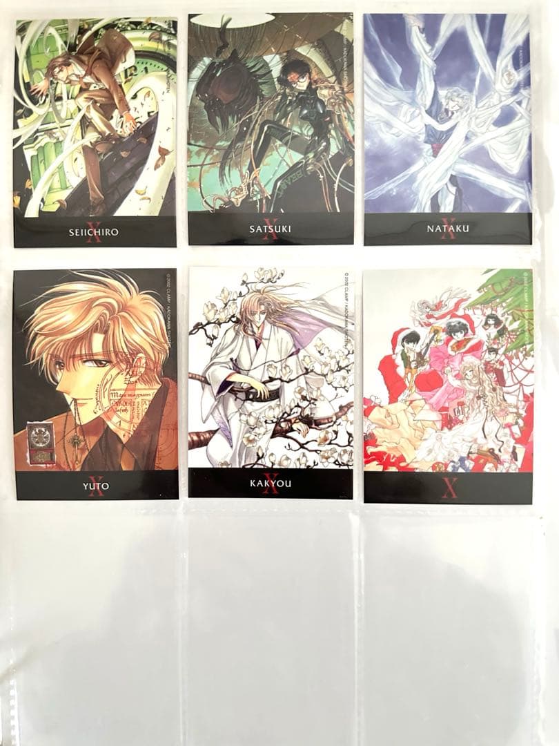 CLAMP X トレカ　まとめ売り80枚　カードホルダー付き