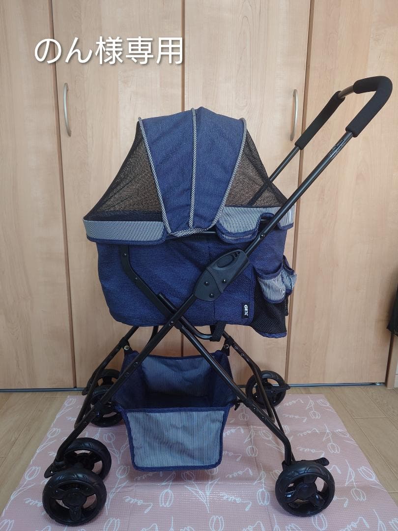 GEX ペットカート　わんわんカート スーパーライト （デニム柄） ジェックス わんわんカート スーパーライト (犬用キャリーバッグ