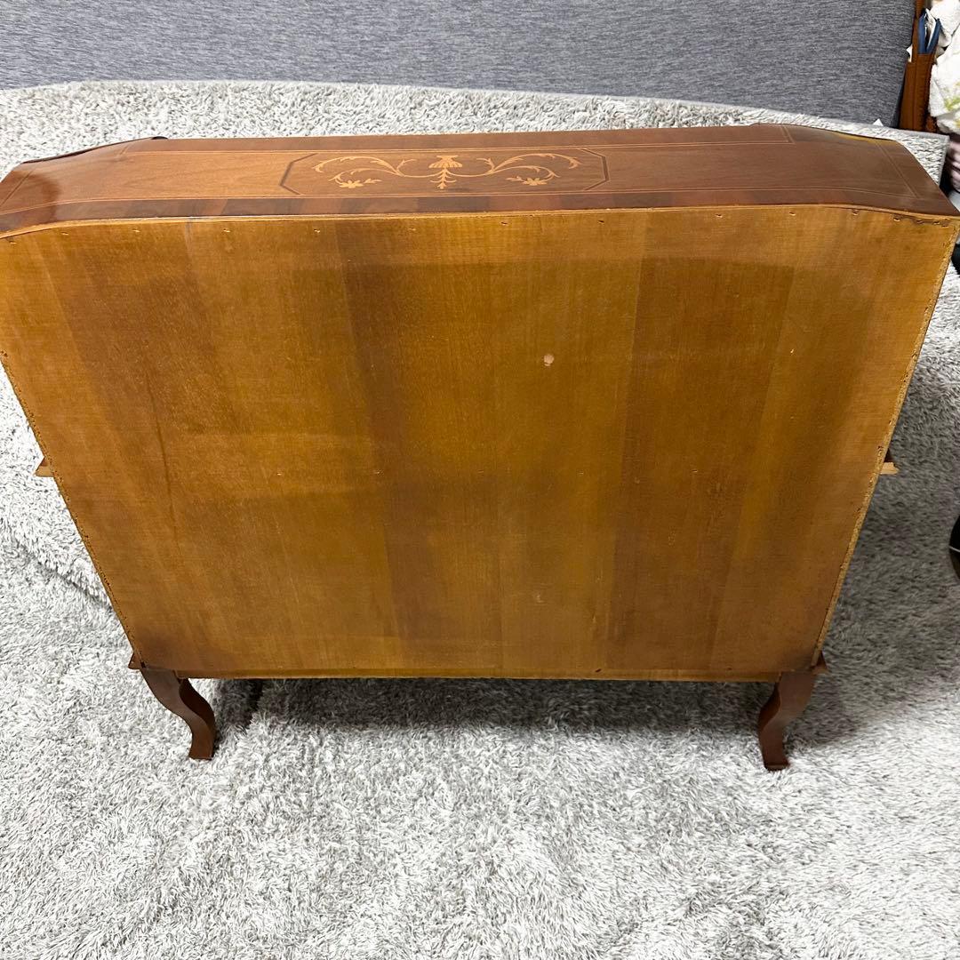 Tarocco ライティングビューロー キャビネット イタリア製 象嵌 猫脚