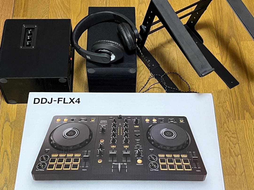 ddj-flx4 スピーカーヘッドセットケーブル付属