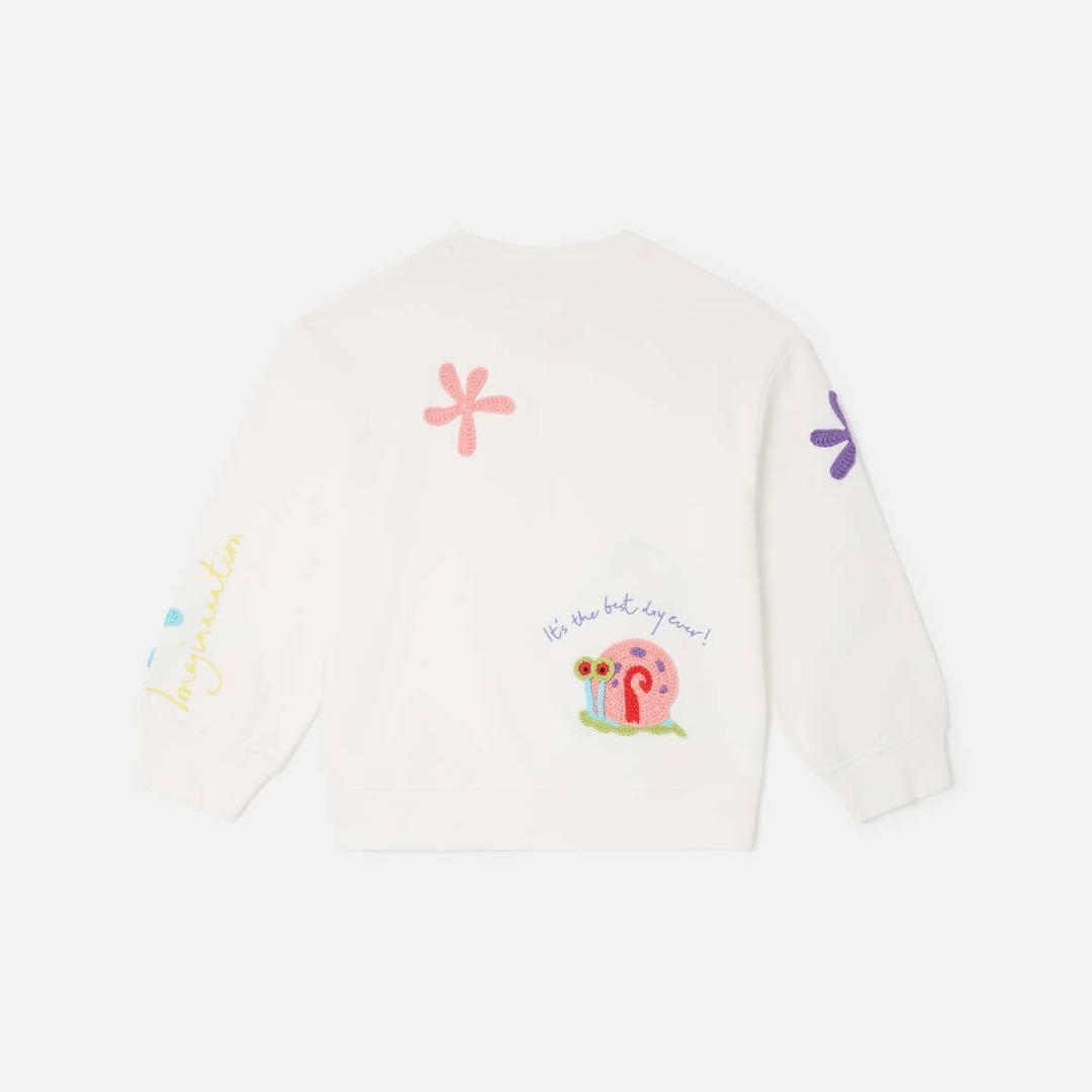 【限定コラボ】新品　SMC xスポンジボブ　スウェット　8Y /定価3万円以上