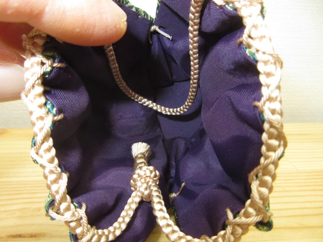 送料込【逢絢亭・新品】茶道具 仕覆 四滴茶入仕覆 正絹 細川緞子 日本