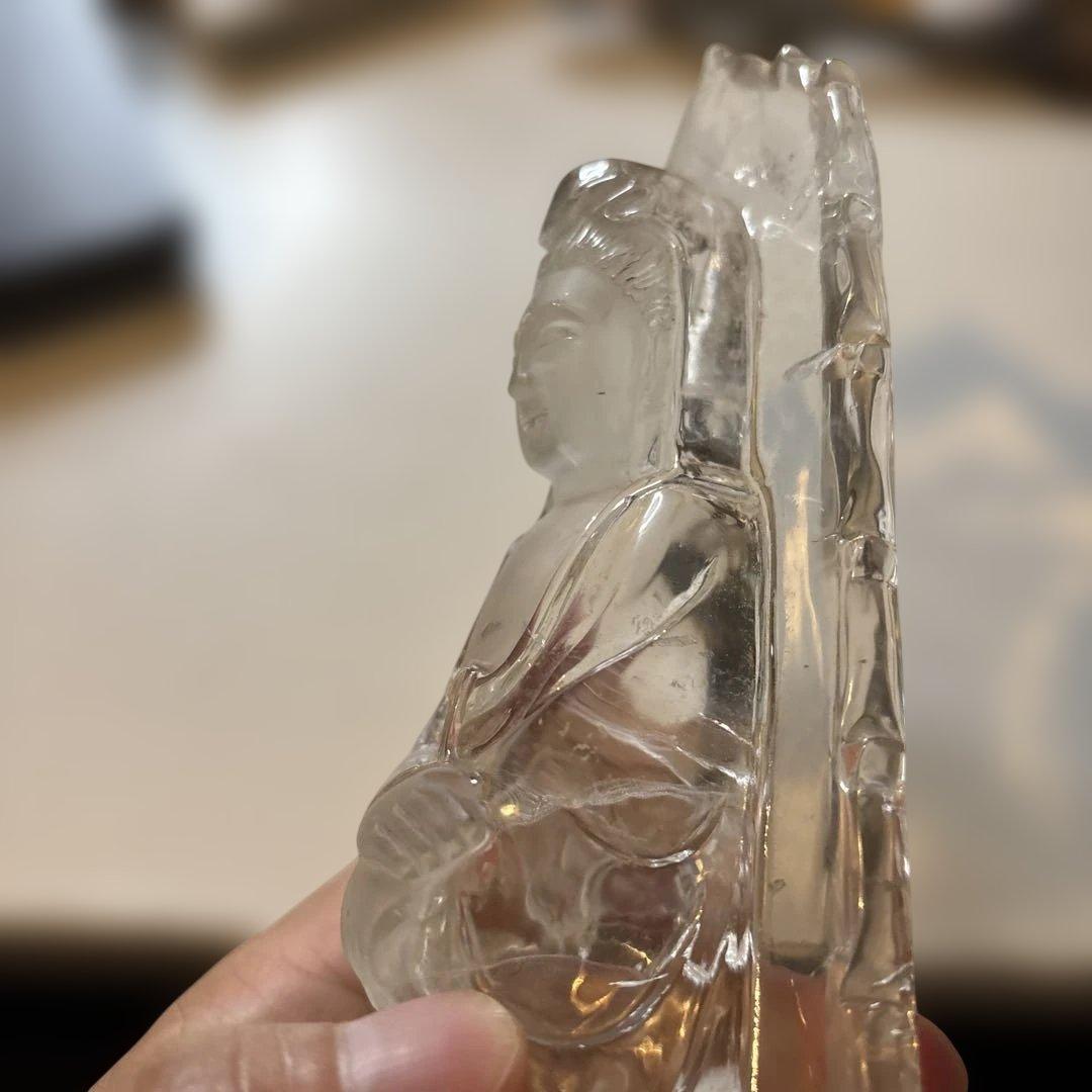 最近金運がやばい！すんごい慈悲！天然水晶の観音様(京都)！すんごい優しいパワー！