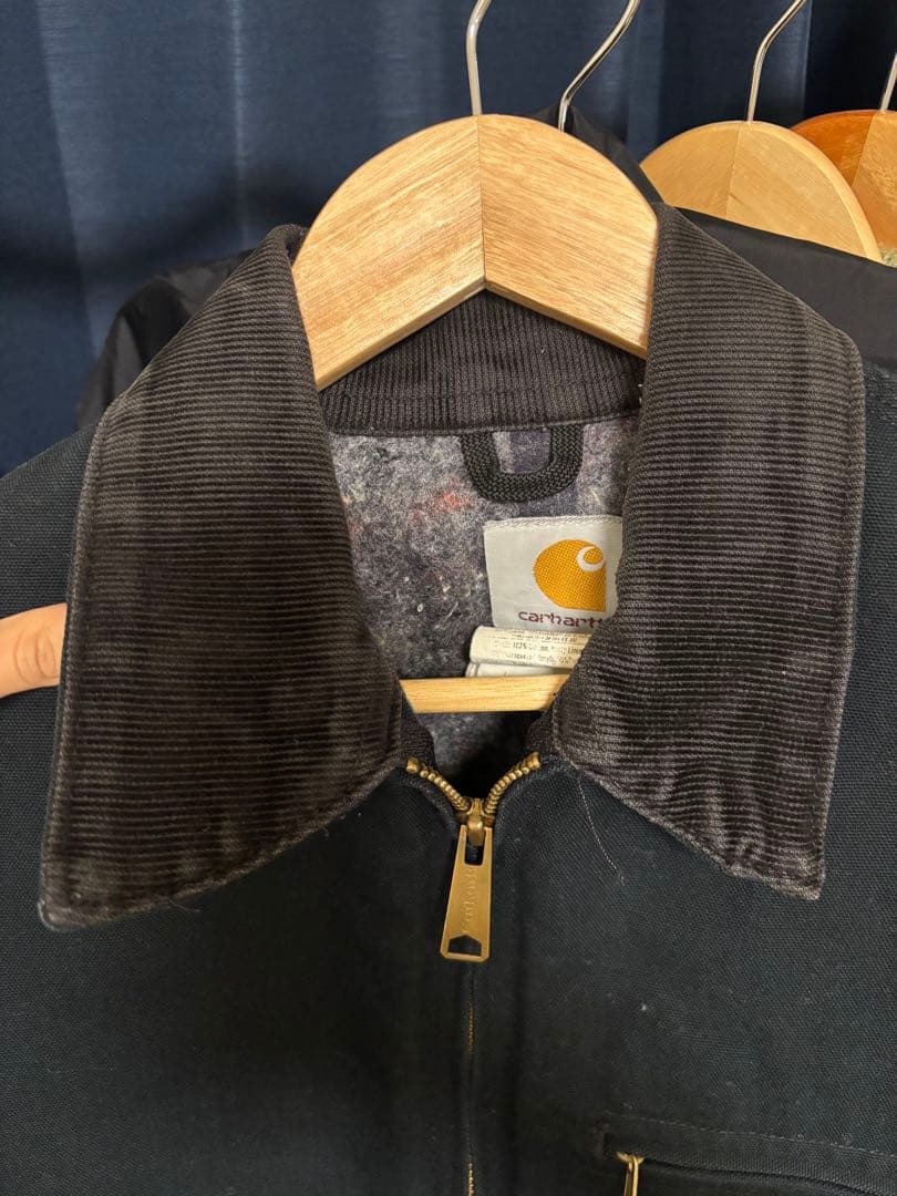 カーハートデトロイトジャケット BLKブラック