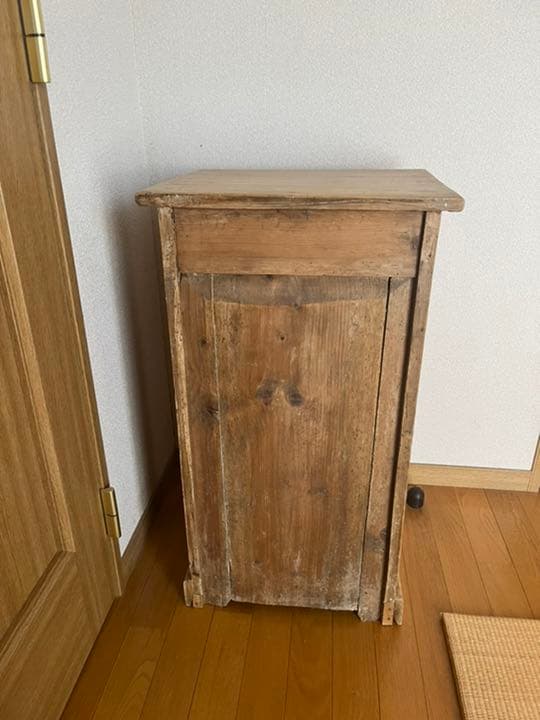 最終価格です。電話台 オールドパイン アンティーク チェスト