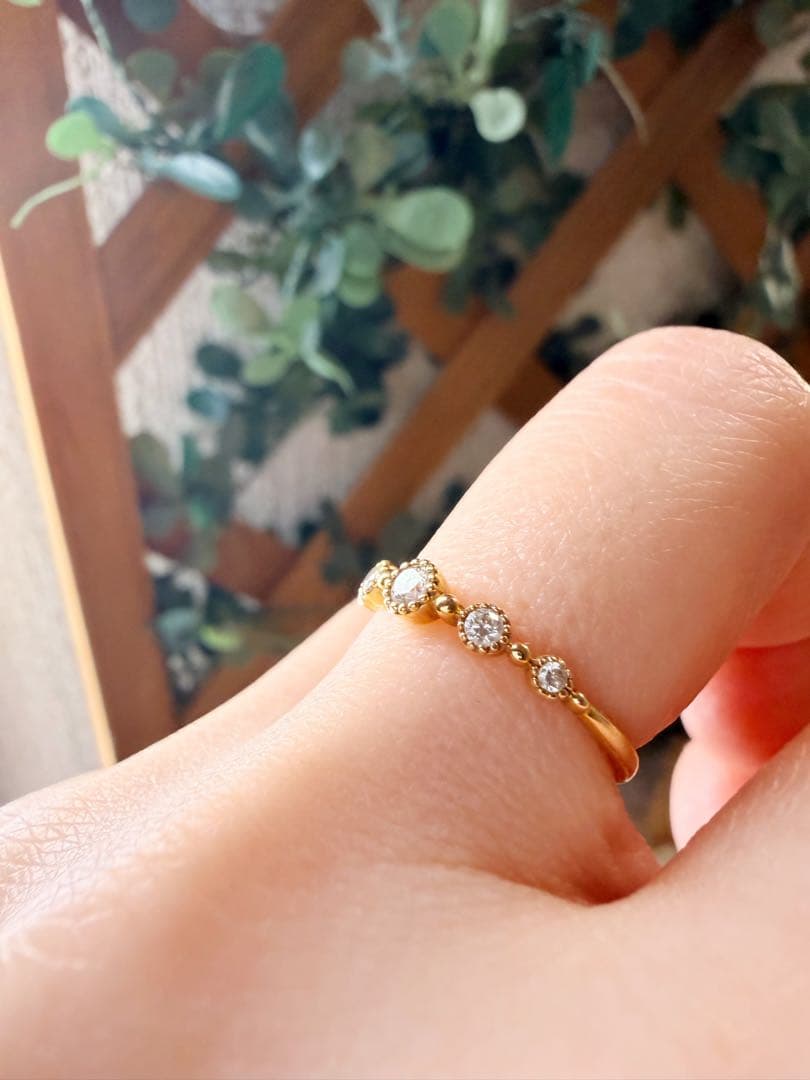 ヴァンドーム青山 k18 ダイヤモンドリング