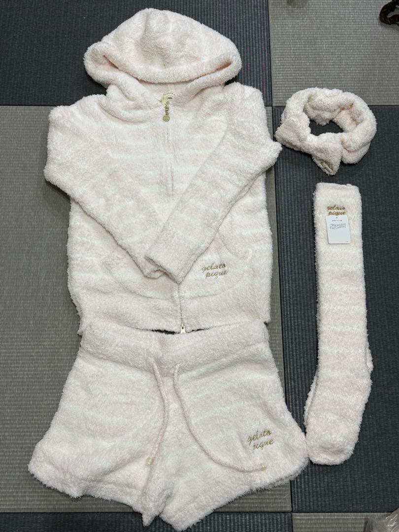 ジェラートピケ ルームウェア8点セット