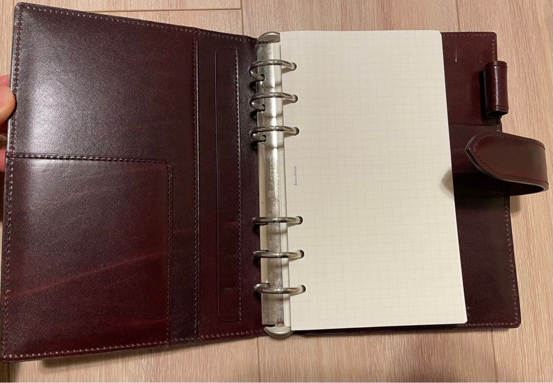 【こぐまママ専用】アシュフォード　ASHFORD システム手帳バイブルサイズ