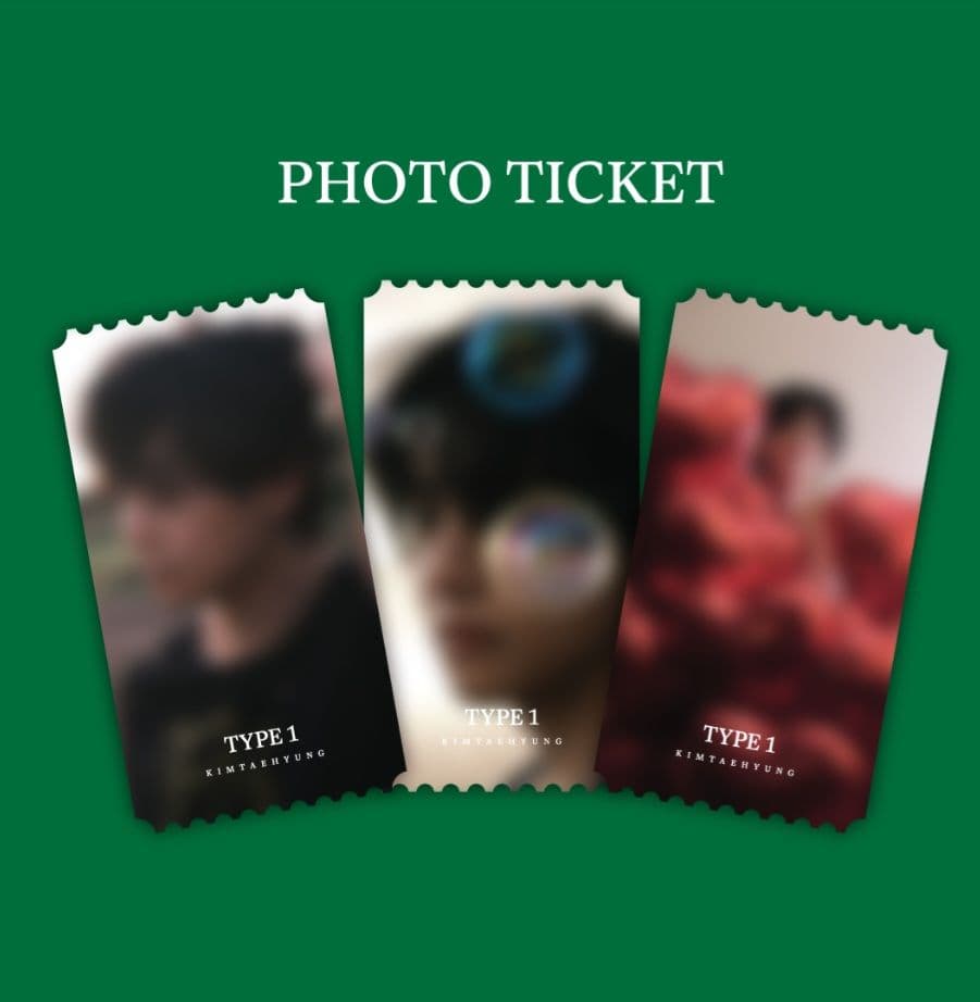 BTS V TYPE1 展示会 東京 ランダムフォトチケット テテ テヒョン