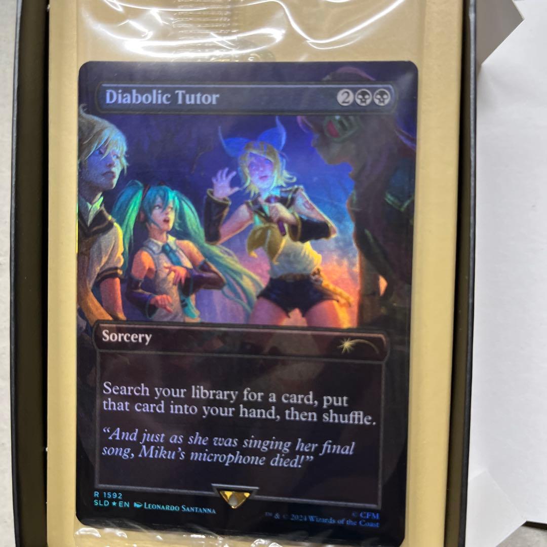 MTGシークレットレイヤー　初音ミク　夏　英語版 FOIL　開封品　2box