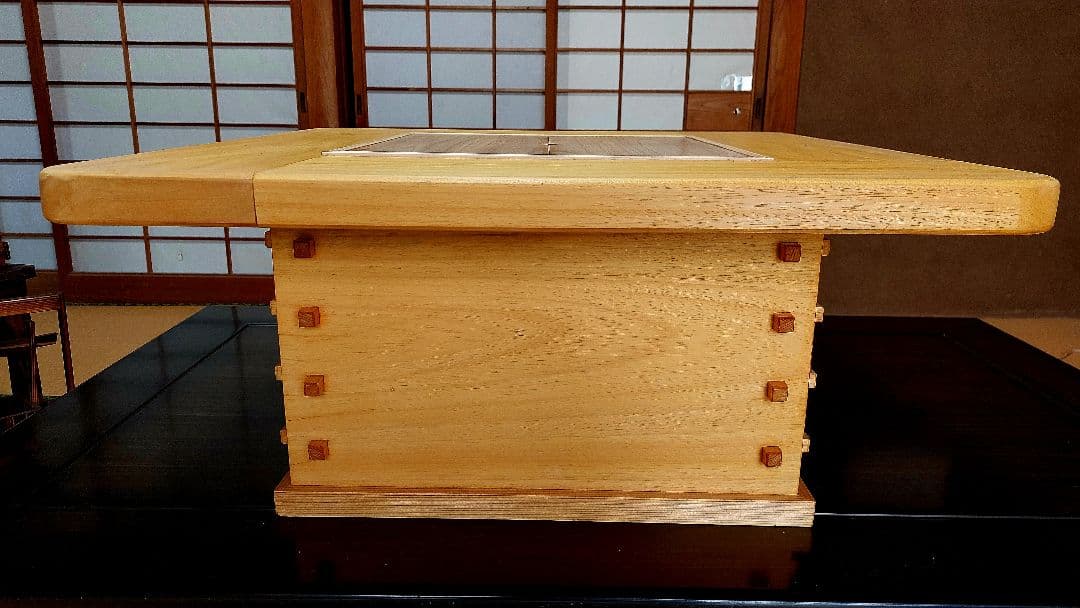 囲炉裏 火鉢 テーブル 箱火鉢 宮大工作