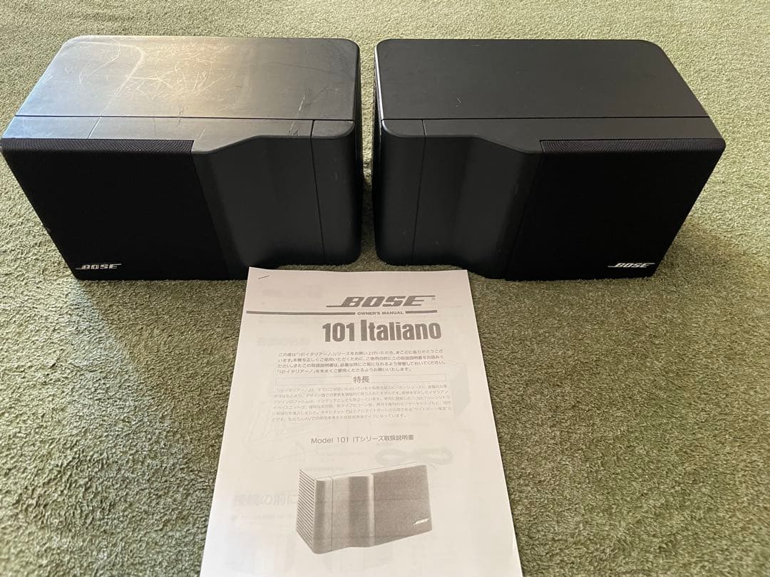 音出し確認済】BOSE 101IT イタリアーノ シリアル連番スピーカー