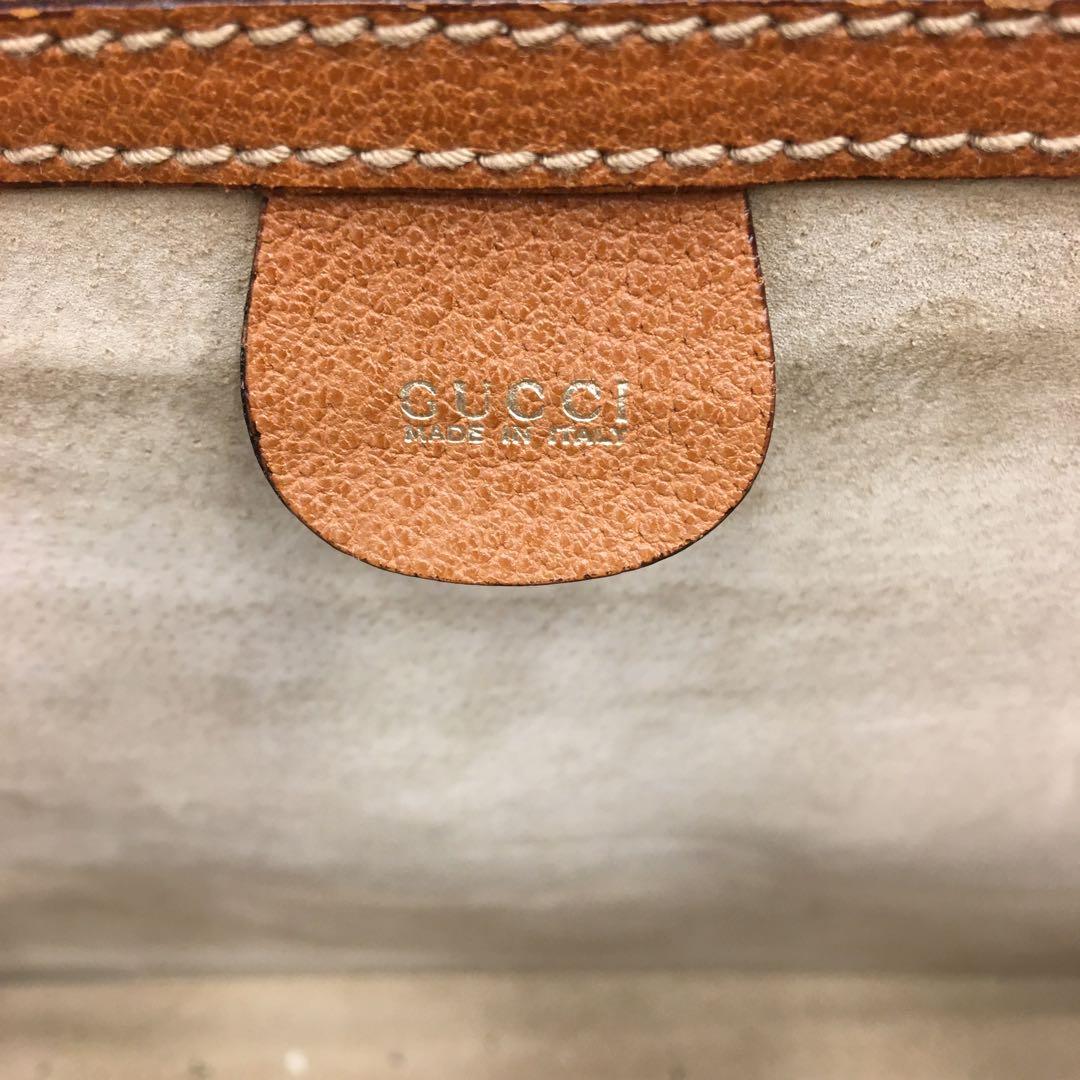 GUCCI グッチ 015 1434 レザー ビジネスバッグ メンズ