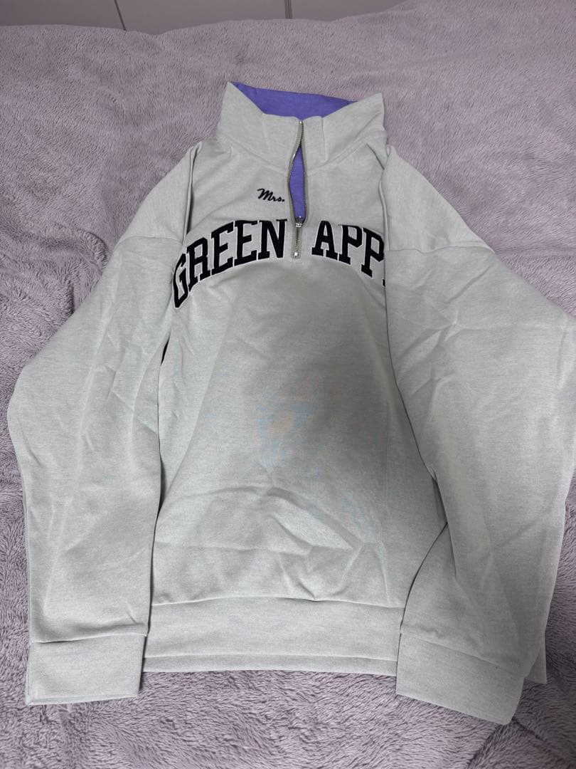 ミセスグリーンアップル ハーフジップ XL - メルカリ